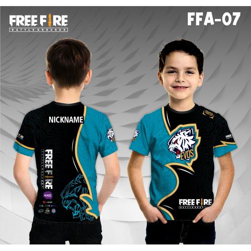 Foto Produk Jersey e sport anak free fire evos baju game kaos gamer ff - Hitam, 0 dari Listons-cloth