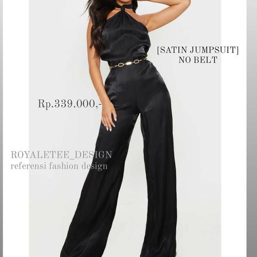 Jual Satin jumpsuit (banyak warna 
