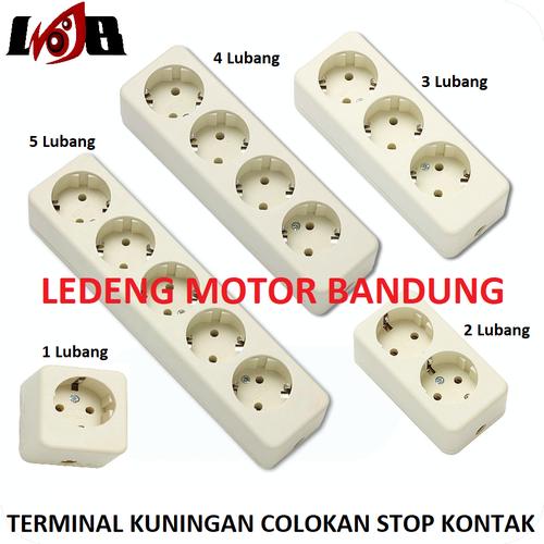 Terminal Ledeng Jual Terminal Kuningan 1 2 3 4 5 Lubang Colokan Stop Kontak Arde SNI ...
