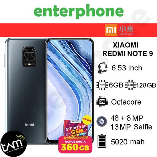 Foto Produk Xiaomi Redmi Note 9 6/128 RAM 6GB ROM 128GB GARANSI RESMI - Merah dari enterphone2