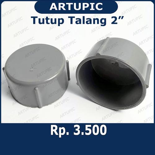Foto Produk Tutup Talang 2" inch | Tutup Pipa 2" inch | Dop Pipa Air 2 Inch = dari ArtupicPeralatanPeternak