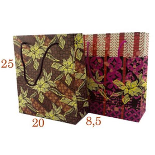 Gambar Tas Kertas Kraft Motif Belanja Hadiah Kado Souvenir 20 x 8,5 x 25 dari Rahmah Tas Kertas dan Kemasan Kab. Sleman Tokopedia