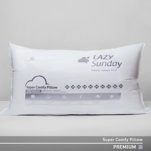 Foto Produk Bantal Microfiber Bulu Angsa Grade A - Medium to Firm - LAZY Sunday - dari LAZY Sunday Store