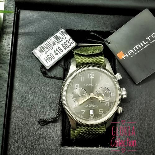 Jual Hamilton khaki pioneer pilot no omega heuer jaeger mido breatling -  Kab. Sidoarjo - Gloria_Collection | Tokopedia