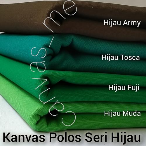 Foto Produk Kain Kanvas Polos Seri Hijau - Tosca dari canvas_me