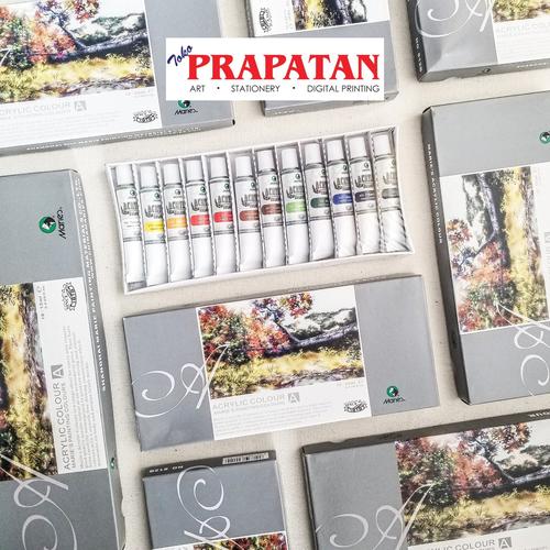 Foto Produk Maries Acrylic Color / cat akrilik set 12 warna dari Toko Prapatan-alat lukis