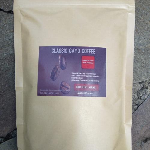 Gambar kopi gayo aceh/shanghyang gayo coffee robusta 500gram dari EMO Kota Surabaya Tokopedia
