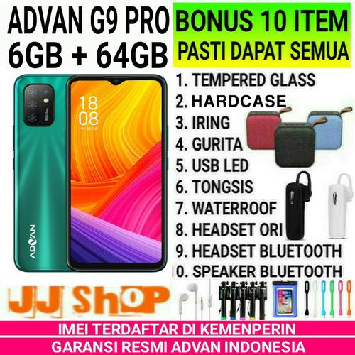 Foto Produk ADVAN G9 PRO 6/64 4/32 RAM 6GB 4GB ROM 64GB 32GB GARANSI RESMI ADVAN - G9 4/32gb, BONUS 4 ITEM dari JJ SHOP PEDIA 2
