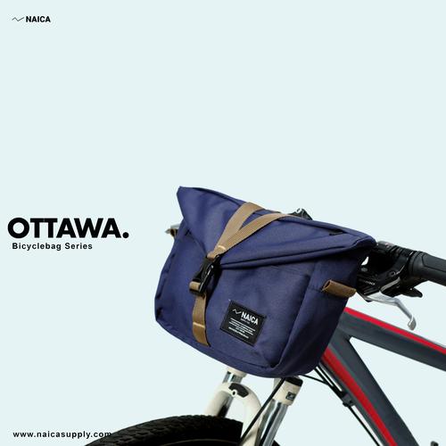 Gambar NAICA - Tas Sepeda - Ottawa - Biru - tas sepeda lipat handlebars dari naicasupplyco Kab. Bandung Tokopedia