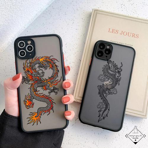 Foto Produk Dragon Case Hybrid Iphone 6 6s 7 8 Plus SE 2020 X XS 11 PRO MAX Casing - BLACK, 6 6S dari Caseayangan ID