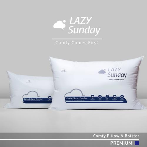 Gambar Paket 1 Bantal + 1 Guling Tidur LAZY Sunday , BEST DEAL !! Top Quality dari LAZY Sunday Store undefined Tokopedia
