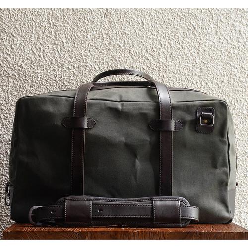 Gambar C.O. Travel Olive Waxed Twill Duffel Bag dari Letsdothis Indonesia undefined Tokopedia