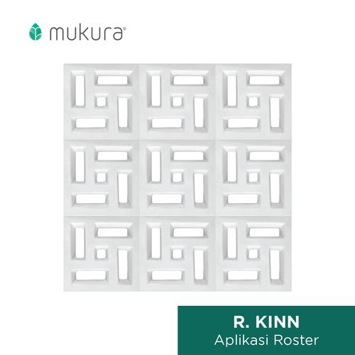 Gambar Roster Keramik Minimalis Anti Tampias Mukura Motif Kinn - Putih dari Mukura Ceramics Jakarta Utara Tokopedia