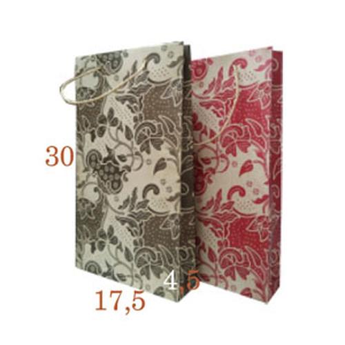 Gambar Tas Kertas Kraft Motif Belanja Hadiah Kado Souvenir 17,5 x 4 x 30 - Cokelat dari Rahmah Tas Kertas dan Kemasan Kab. Sleman Tokopedia