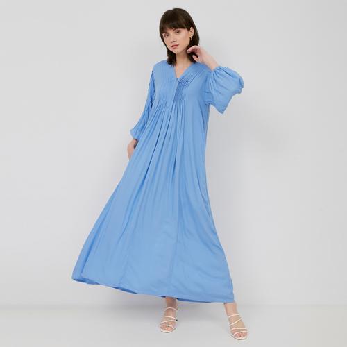 Foto Produk NONA Boho Dress Maxi Azure Blue dari nona_ind