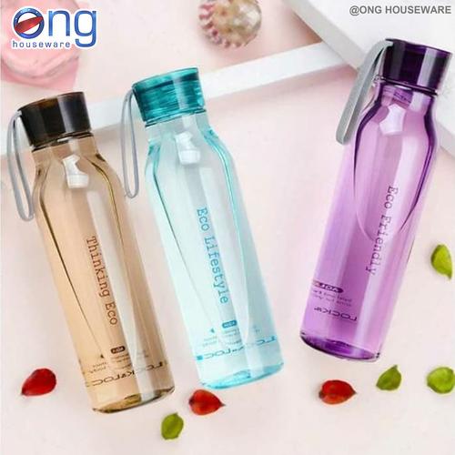 Foto Produk Botol Air Minum eco Water Bottle Lock & Lock 550 ml HLC 644 HLC644 - Cokelat dari ONG HOUSEWARE