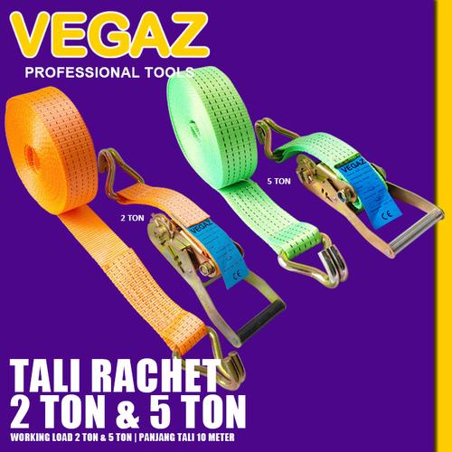 Foto Produk VEGAZ - Rachet Tie Down Tali Rachet Track Belt Rachet Lashing dari Vegaz-Tools