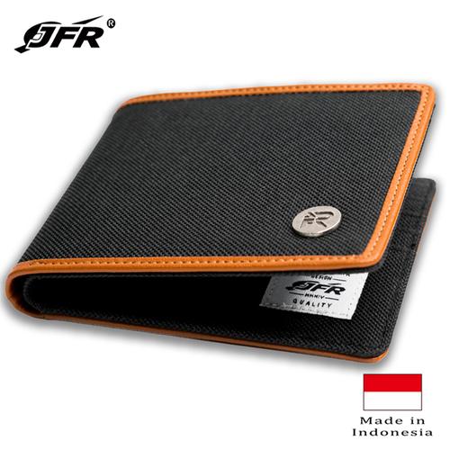 Foto Produk JFR Fashion Dompet Pria Bahan Kulit Canvas JP30 Brandon Series - Hitam dari Jennifer Wallet