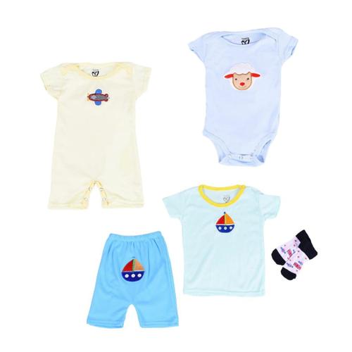 Foto Produk Gift Pack 4 in 1 : Jumper Short Sleeves, Romper, Pajamas, & Socks - Girl, 6-9 Bulan dari Lovelle Cart's