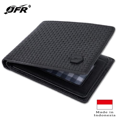 Foto Produk JFR Fashion Dompet Pria Bahan Kulit Asli JS-09 Motif Tikar dari Jennifer Wallet