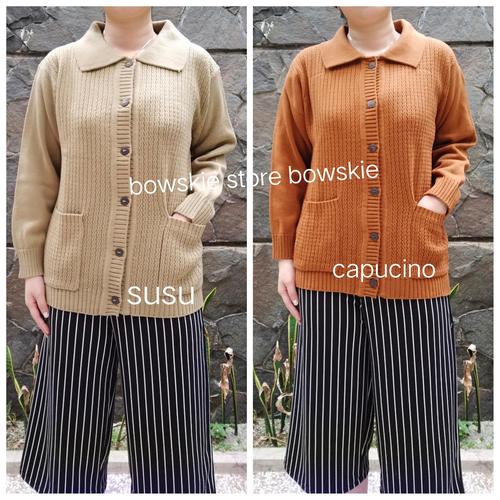 Foto Produk mantel ibu / jaket orang tua bagus hangat - capucino dari bowskie store