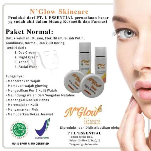 Foto Produk N Glow Skincare N'Glow BPOM - PAKET NORMAL dari Toko Qianzi