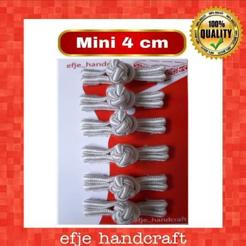 Foto Produk MINI Kancing Cheongsam / Shanghai EFJE -K001mini LIGHT GREY dari efje_handcraft