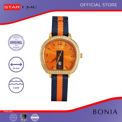 Foto Produk Bonia B10129-2575S Jam Tangan Wanita Nylon Blue Orange Blue dari Startime Official