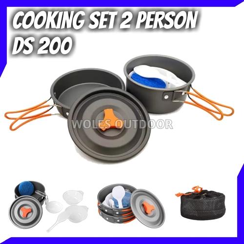 Foto Produk Cooking Set / Nesting DS 200 / Ultralight / 1-2 person dari Woles Outdoor Store