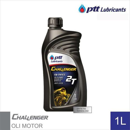 Foto Produk PTT Lubricants Challenger 2T Oli Samping JASO FD ISO EGD 1L semi-synth dari Motochiefdotnet