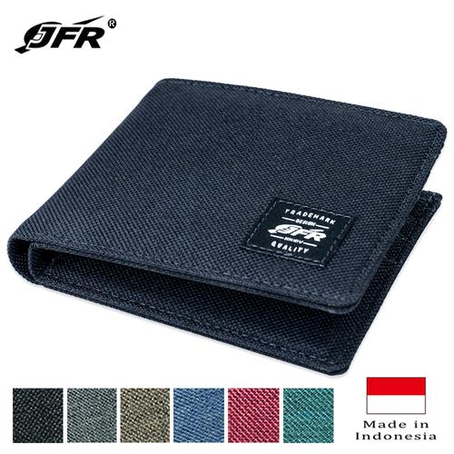 Foto Produk JFR Fashion Dompet Pria Bahan Kulit Canvas Bagus Murah Keren JP10 - Hitam dari Jennifer Wallet