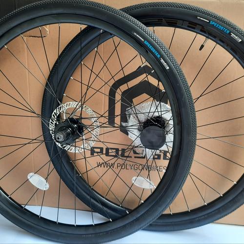 whellset 700c polygon gravel Hybrid 