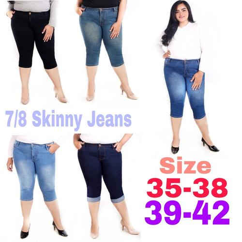 Celana Jeans Pendek 7/8 Stretch F 