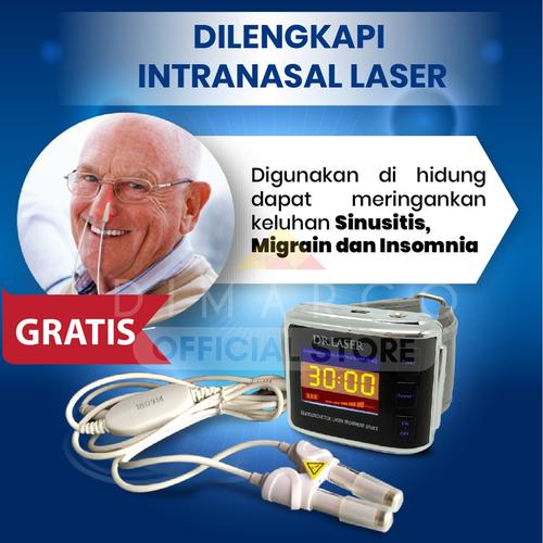Foto Produk Dr. Laser perfect 10 + INTRANASAL KIT jam laser kesehatan sinusitis dari Dimarco Official Store