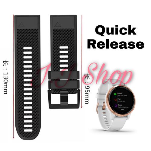 Jual Strap Rubber Silicone Fenix Style Garmin Vivoactive 4 45mm Quick Tali  - Jakarta Utara - Logam Mulia Termurah | Tokopedia