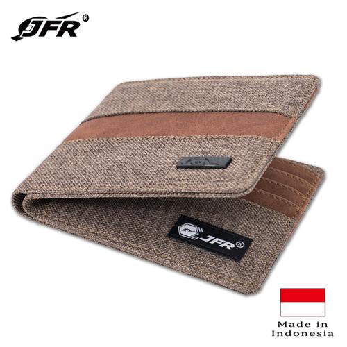 Foto Produk JFR Fashion Dompet Pria Bahan Kulit Canvas JP42 Carnaby Series dari Jennifer Wallet