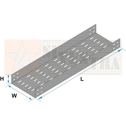 Jual Kabel / Cable Tray Type U UCP W100xH50xL2400mm Thikness 1 mm Kab. Sidoarjo