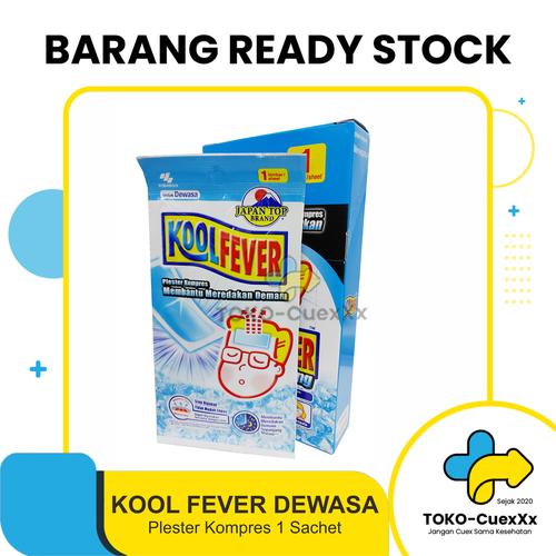 Foto Produk Kool Fever Dewasa -plester kompres (1 sachet) dari TOKO-CuexXx