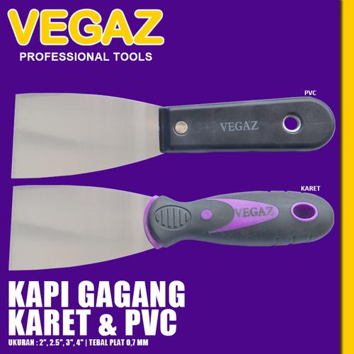 Foto Produk VEGAZ - Kapi Cat Kape Cat GG Karet Carbon Steel Scrapper dari Vegaz-Tools