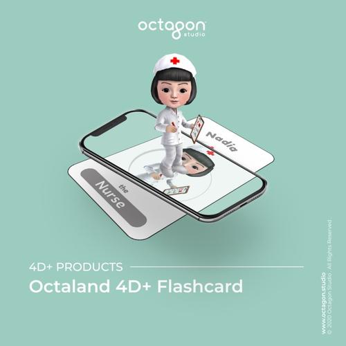Promo Kartu Octaland 4D+ Flashcard Octagon Studio Mainan Edukasi Anak ...