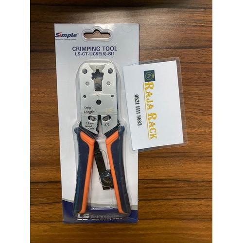 Jual Tang Crimping Tool LSCTUC5E(6)Sl1 LS Crimping tool CAT.6 CAT.5e