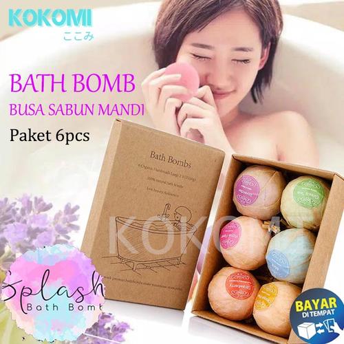 Jual KOKOMI 6pcs Bath Bomb Bathtub Salt Sabun Mandi Busa Bath tub ...