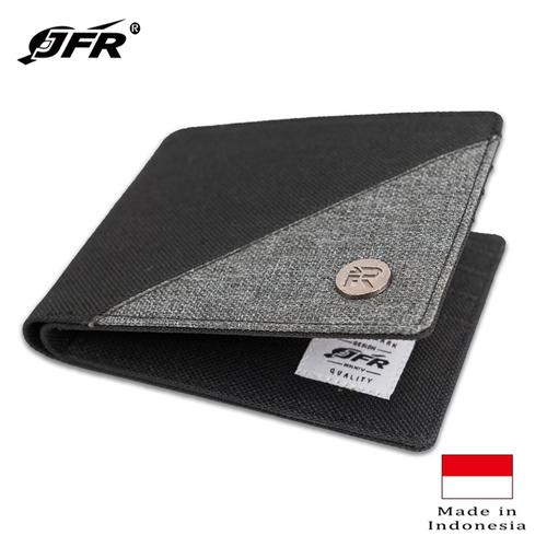 Foto Produk JFR Fashion Dompet Pria Bahan Kulit Canvas JP38 Springs Series dari Jennifer Wallet