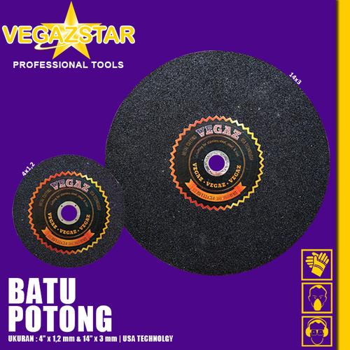 Foto Produk VEGAZ - Batu Gerinda Gurinda Batu Potong Besi Mata Cutting Wheel dari Vegaz-Tools