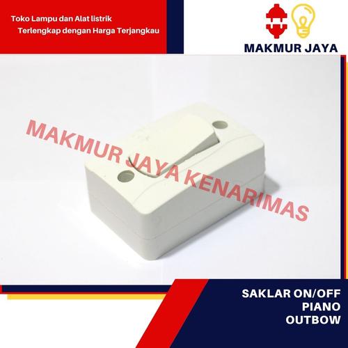 Jual Saklar lampu outbow/saklar lampu piano murah/saklar outbow on/off ...
