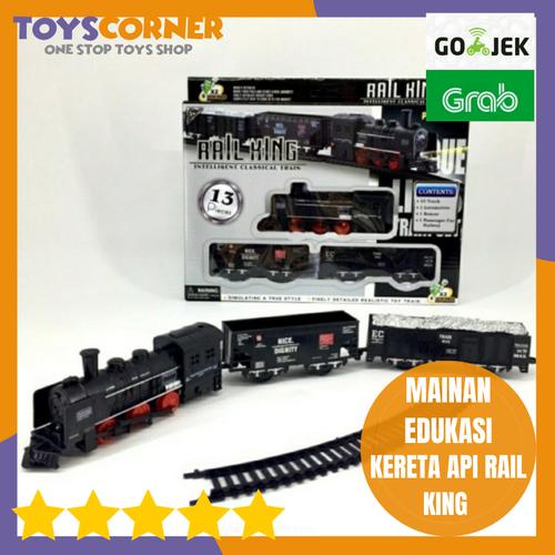 Foto Produk RAIL KING TRAIN SET REPLIKA KERETA API MAINAN dari TOYSCORNER INDONESIA