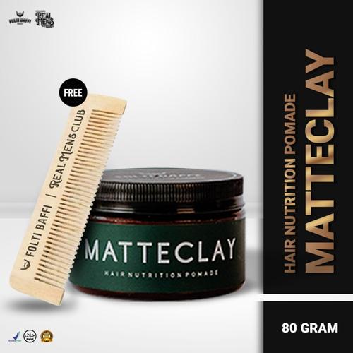 Foto Produk NEW !!! Folti Baffi Pomade Matte Clay Hair Nutrition BPOM HALAL dari Phirin Green Angelica