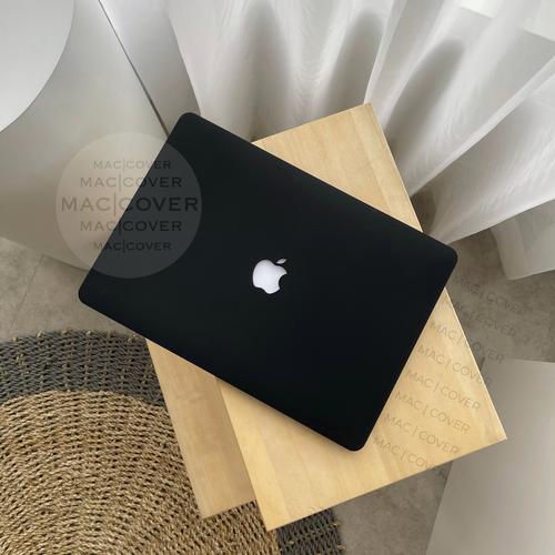 Foto Produk macbook case casing matte BLACK color pro retina 13 15 air 11 13 inch dari MAC COVER