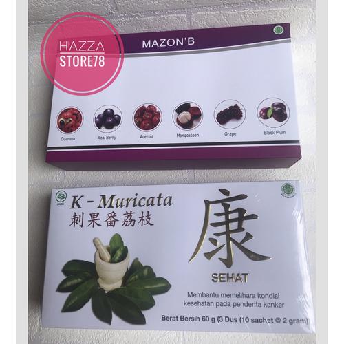 K Muricata Mazon B Obat Herbal Mengobati Kanker Tumor Dan Hiv Berkualitas Shopee Indonesia