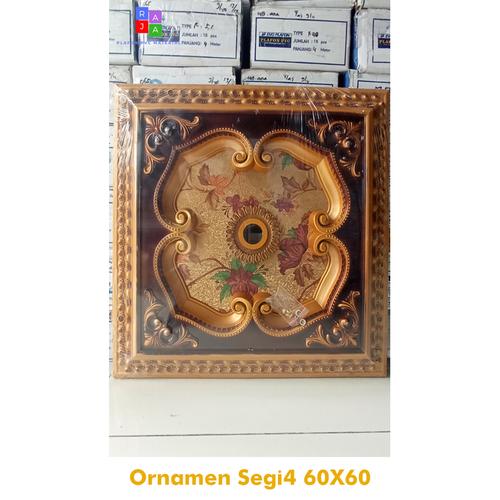Gambar Ornamen Plafon Persegi Ukuran Kecil 60 X 60 Untuk Dudukan Lampu Bunga dari Raja plafon pvc Kota Bekasi Tokopedia